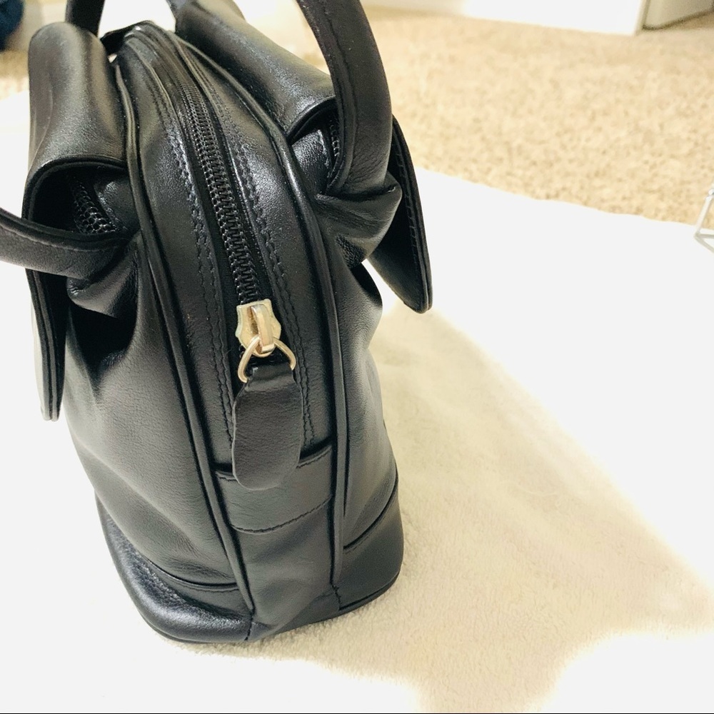 Mulberry Black Leather Top-Handle Handbag - Picture 5 of 12